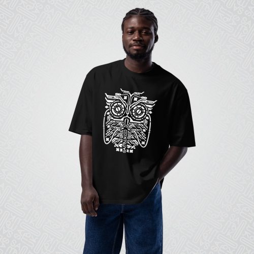 t shirt oversize : owl e shit