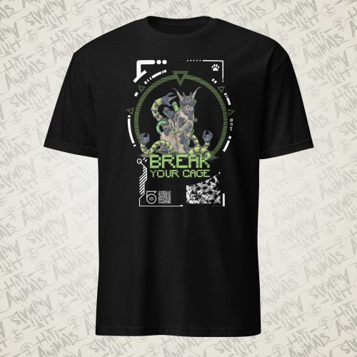 t shirt unisexe : break your cage