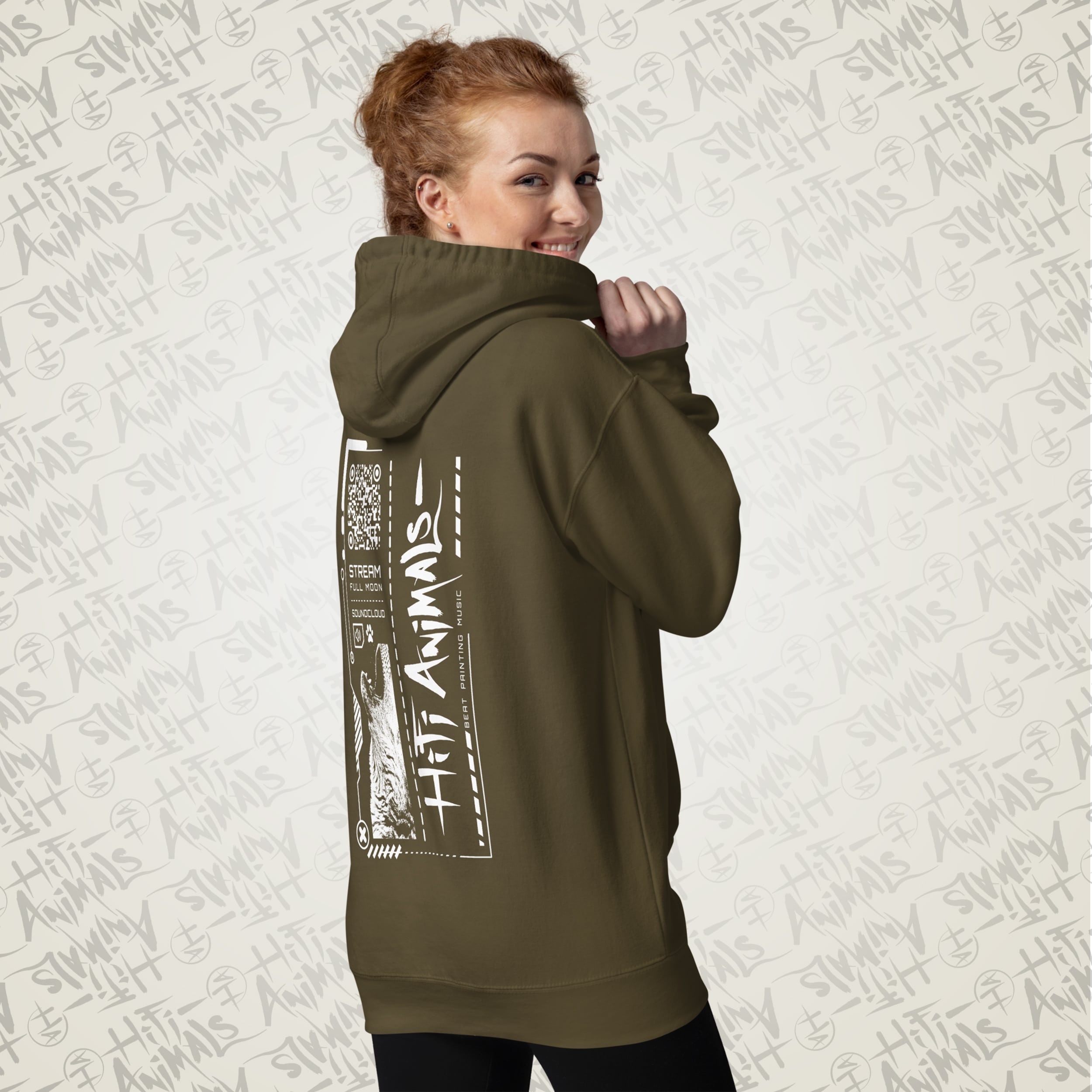 sweat à capuche unisexe : imk