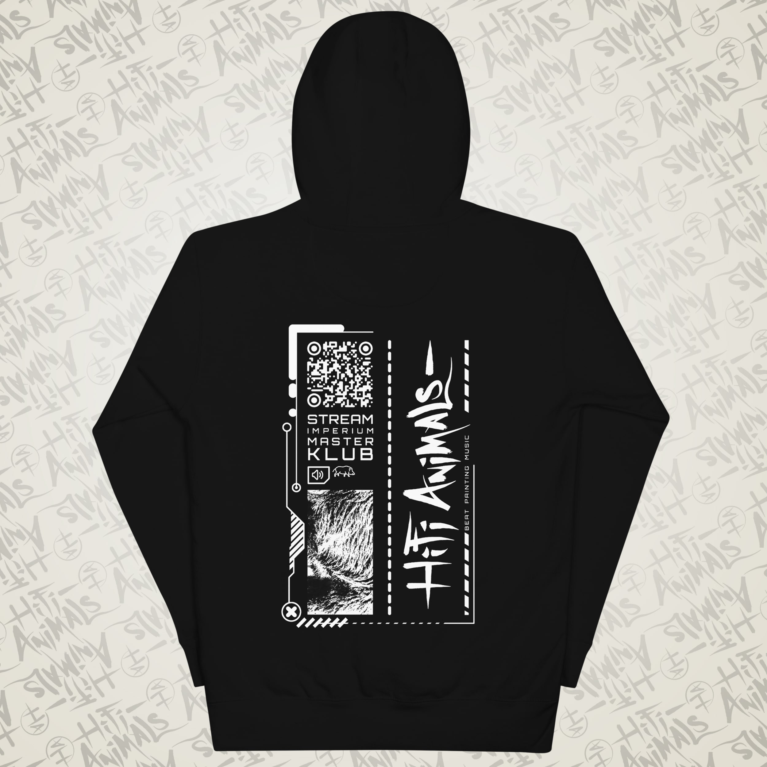 sweat à capuche unisexe : imk