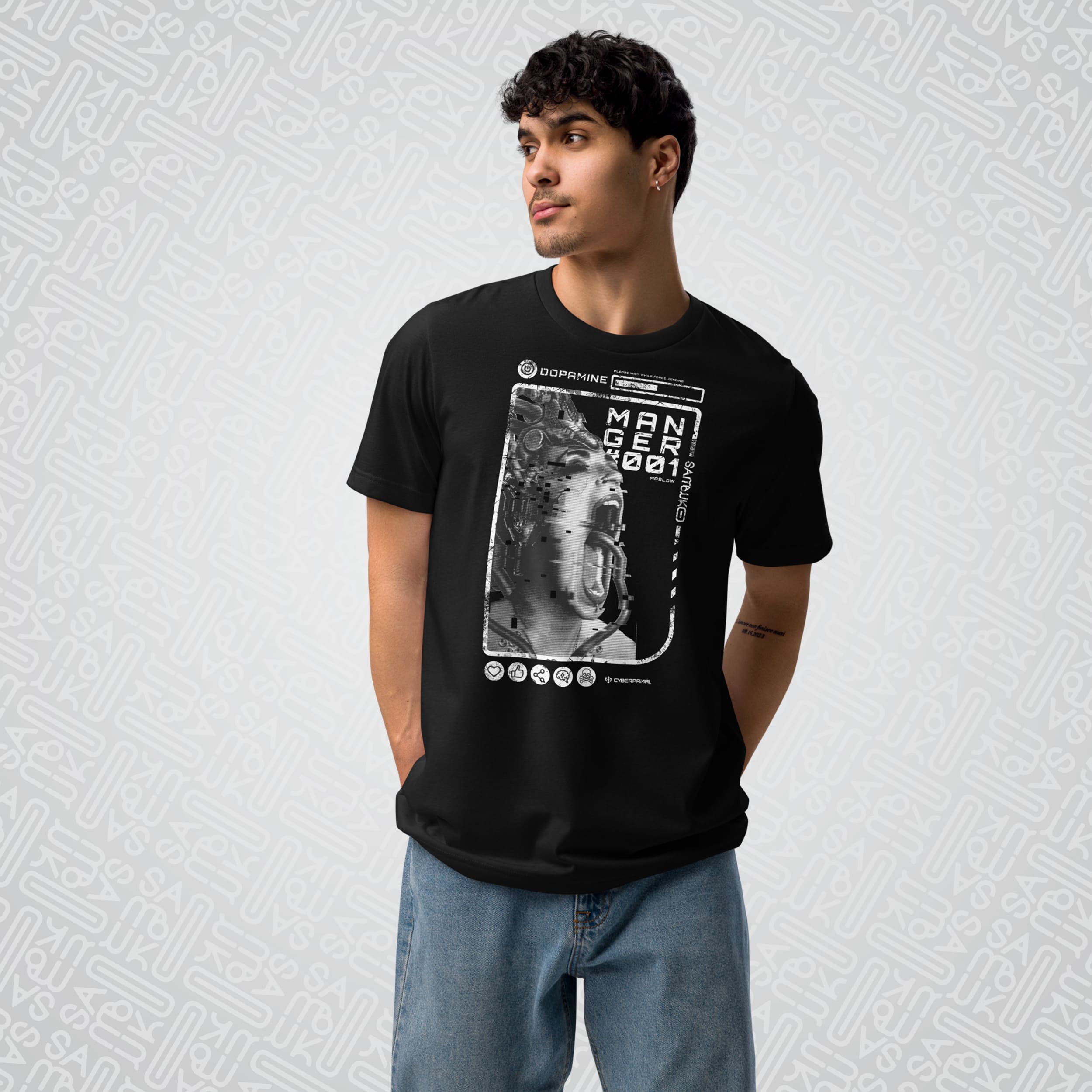 t shirt unisexe : manger#001