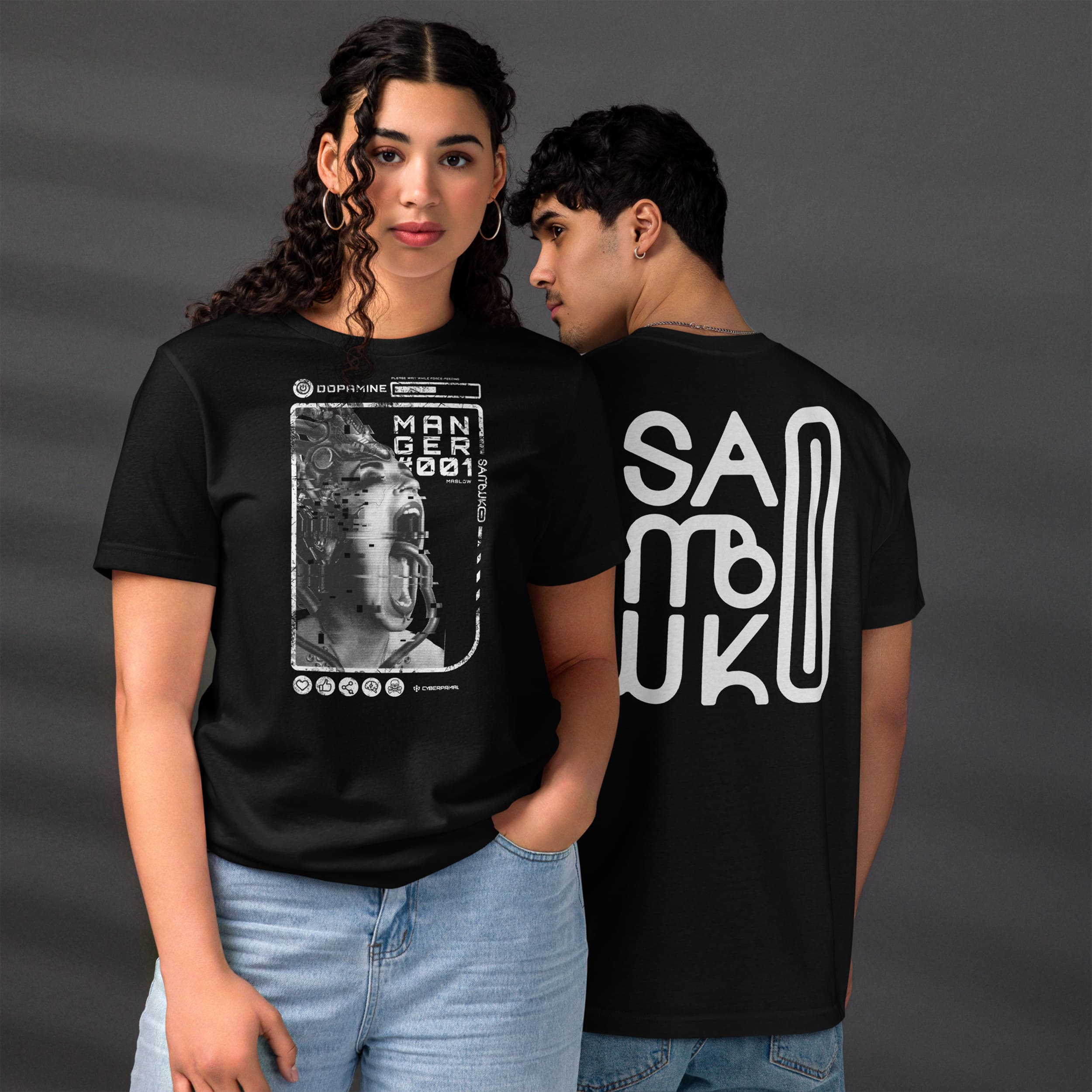 t shirt unisexe : manger#001