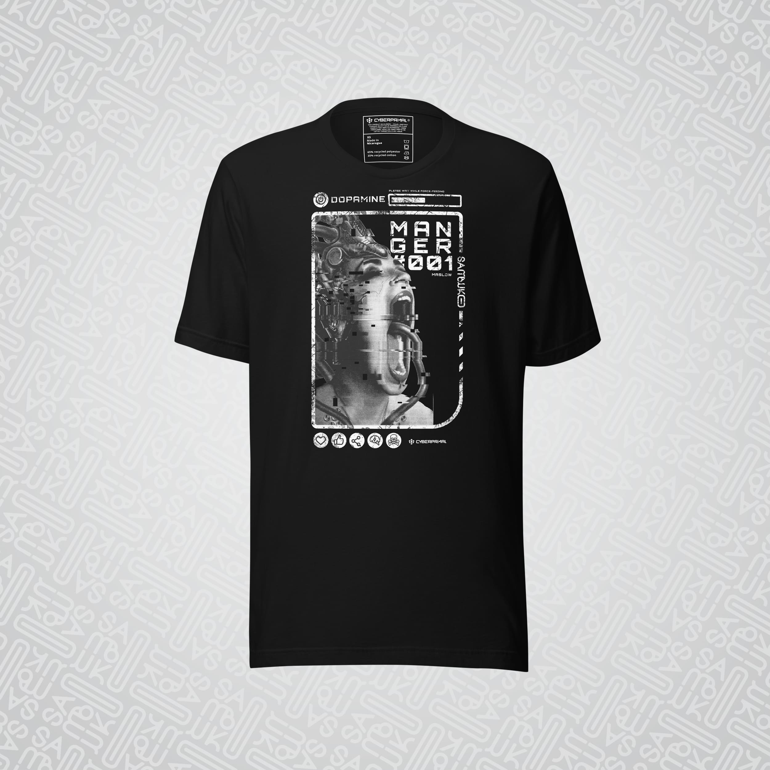 t shirt unisexe : manger#001